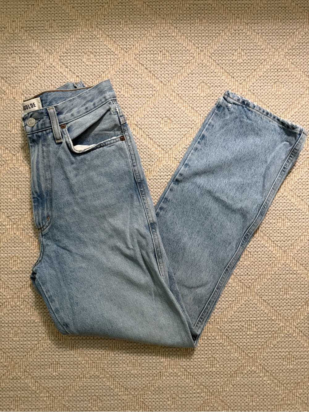 Agolde Light Blue Relaxed Men’s Jeans